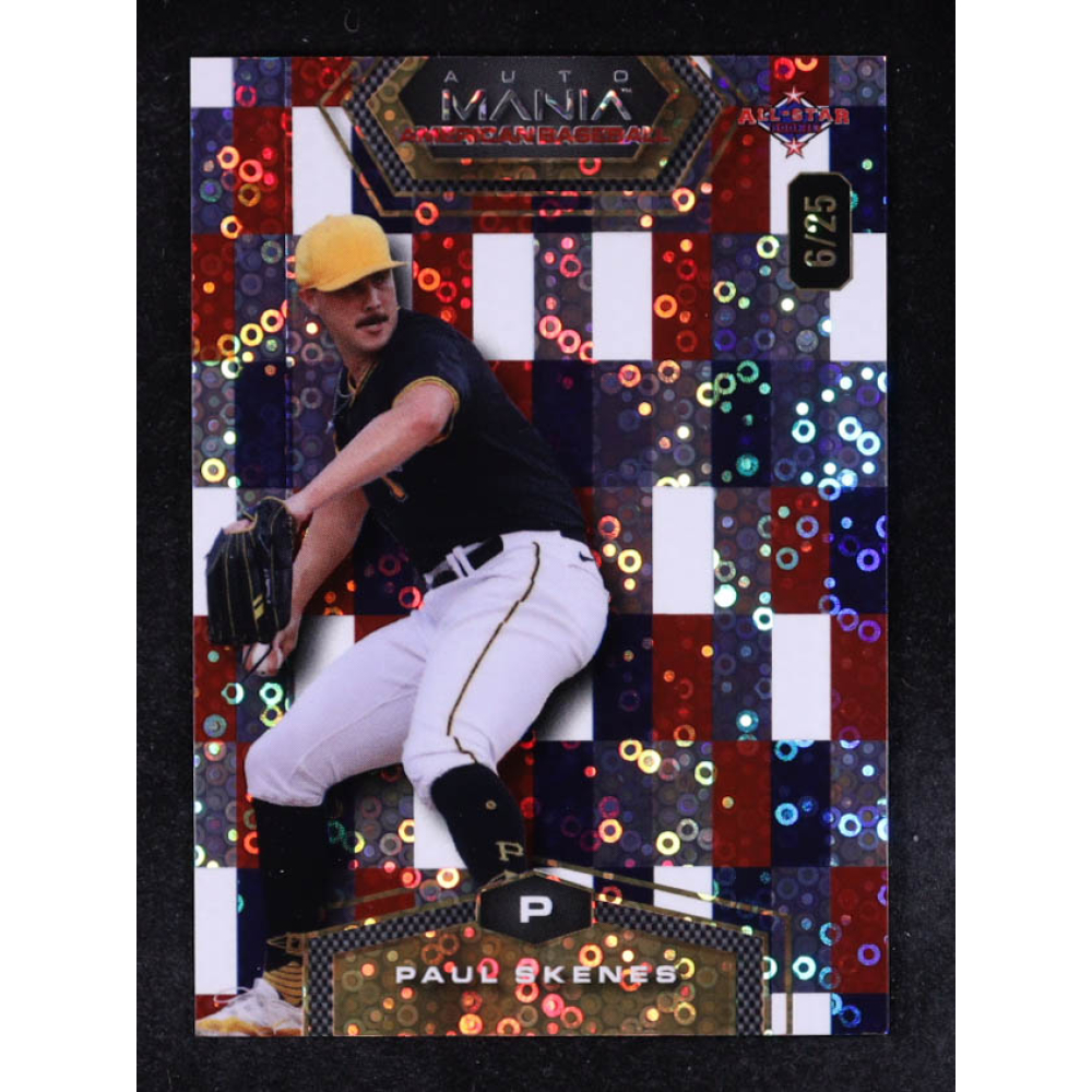 Paul Skenes 2024 Wild Card Auto Mania Star Americana Circle Donuts #AMAH-PS3 #6/25 RC at PristineAuction.com