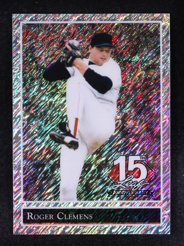Roger Clemens 2025 Leaf 15th National NSCC Anniversary '92 Silver Shimmer #92B143 #11/15 at PristineAuction.com Roger Clemens 2025 Leaf 15th National NSCC Anniversary '92 Silver Shimmer #92B143 #11/15 at PristineAuction.com