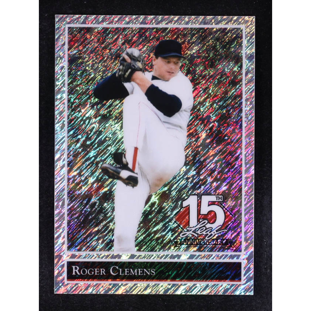 Roger Clemens 2025 Leaf 15th National NSCC Anniversary '92 Silver Shimmer #92B143 #15/15 at PristineAuction.com