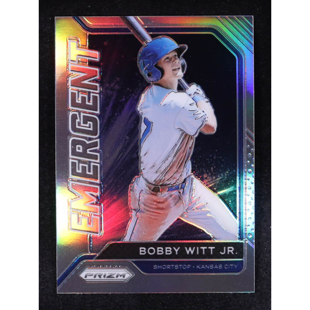 Bobby Witt Jr. 2021 Panini Prizm Emergent #6 RC at PristineAuction.com