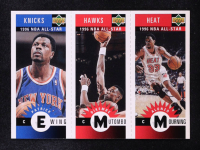 Patrick Ewing / Dikembe Mutombo / Alonzo Mourning 1996-97 Collector's Choice Mini-Cards #M135-91-145 at PristineAuction.com