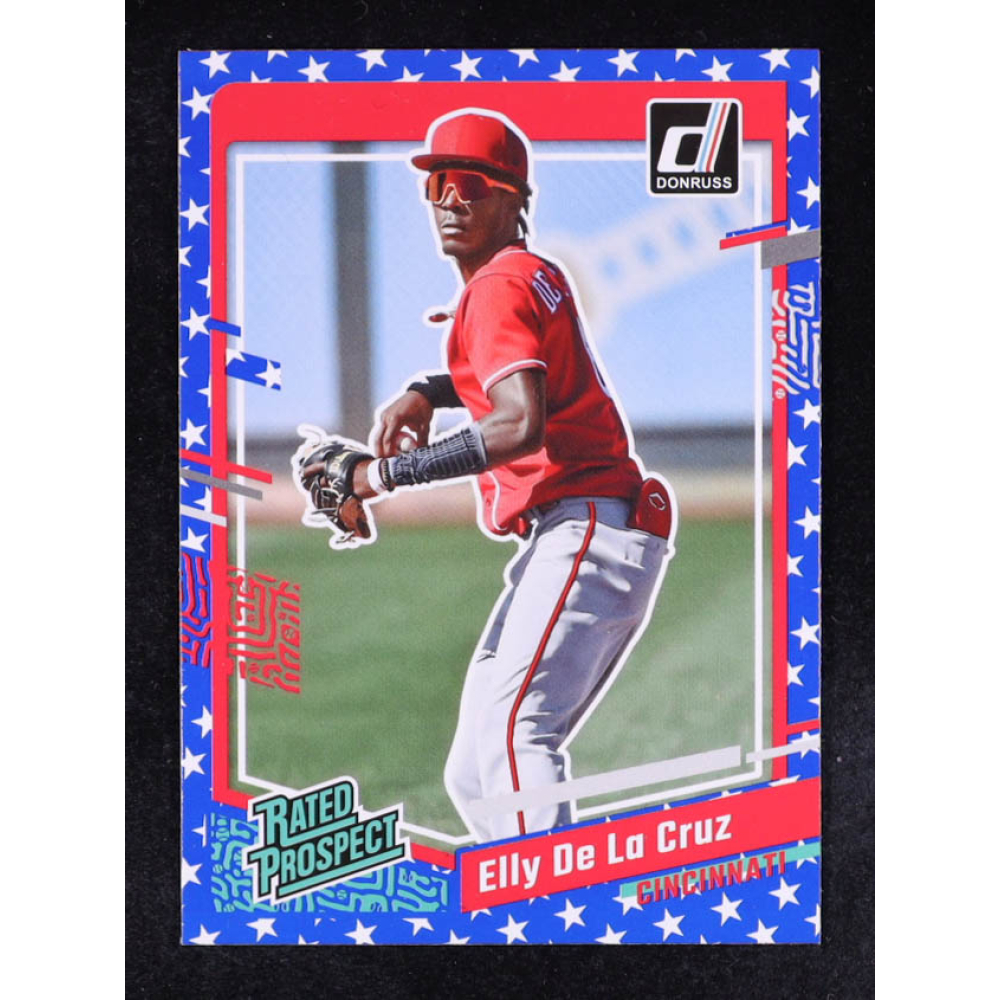 Elly De La Cruz 2023 Donruss Independence Day #57 RC at PristineAuction.com