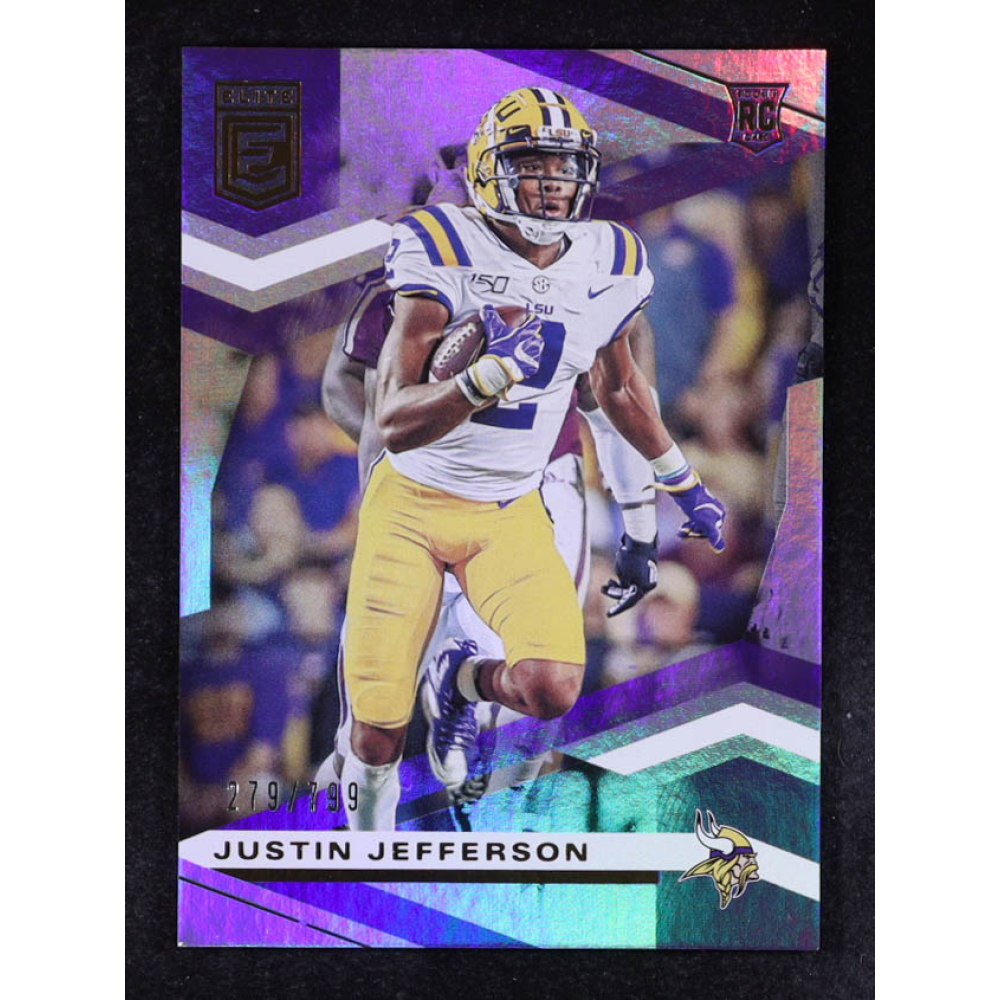 Justin Jefferson 2020 Donruss Elite #116 RC #273/799 at PristineAuction.com