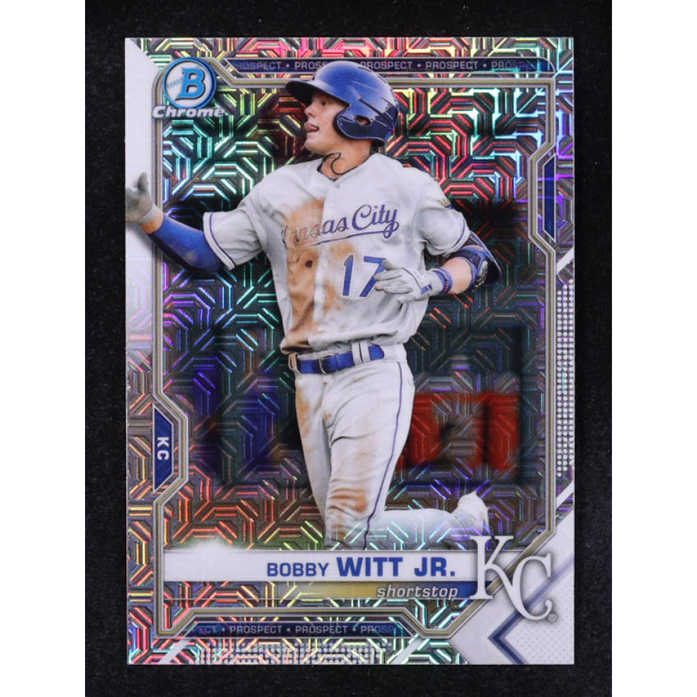Bobby Witt Jr. 2021 Bowman Chrome Prospects Mega Box #BCP1 RC at PristineAuction.com