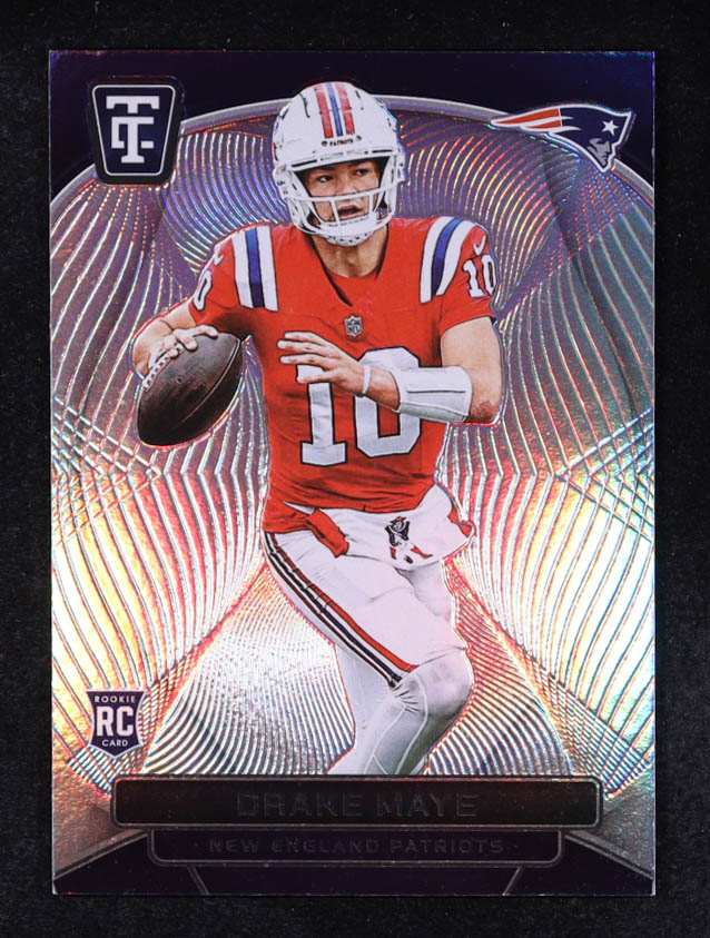 Drake Maye 2024 Totally Certified #121 RC at PristineAuction.com Drake Maye 2024 Totally Certified #121 RC at PristineAuction.com