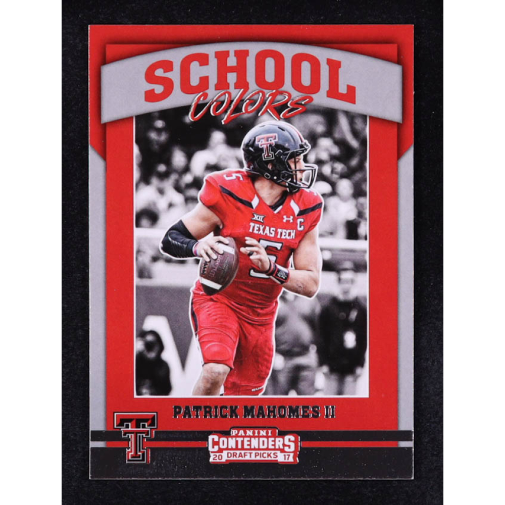 Patrick Mahomes II 2017 Panini Contenders Draft Picks School Colors #15 RC at PristineAuction.com