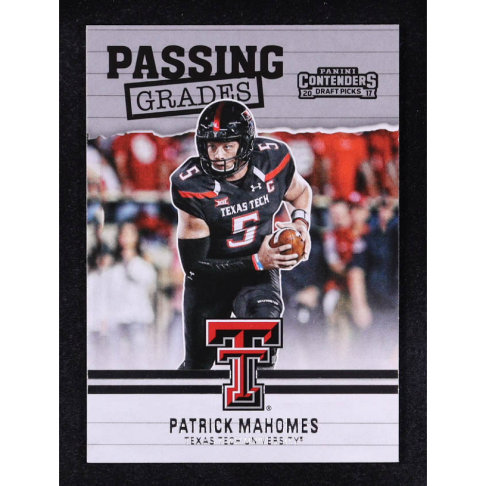 Patrick Mahomes II 2017 Panini Contenders Draft Picks Passing Grades #5 RC at PristineAuction.com