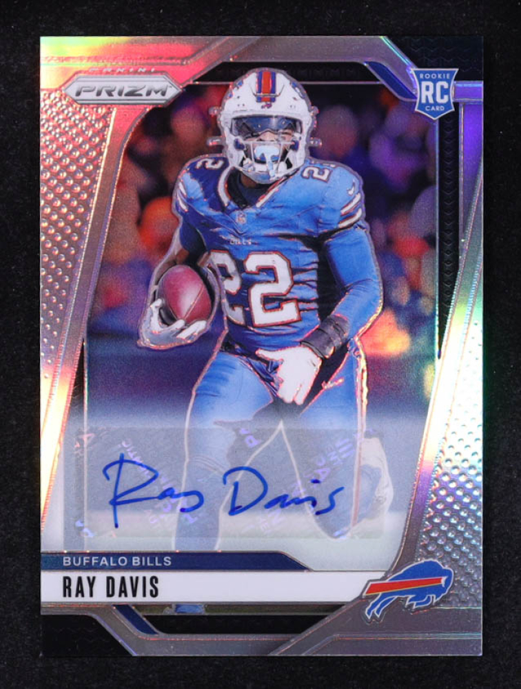 Ray Davis 2024 Panini Prizm Prizms Silver Autograph #382 RC