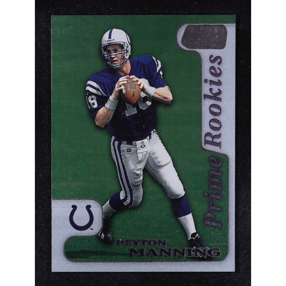 Peyton Manning 1998 Stadium Club Prime Rookies #PR10 RC at PristineAuction.com