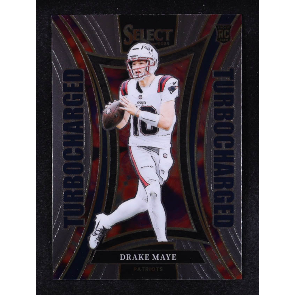 Drake Maye 2024 Select Turbocharged #24 RC at PristineAuction.com