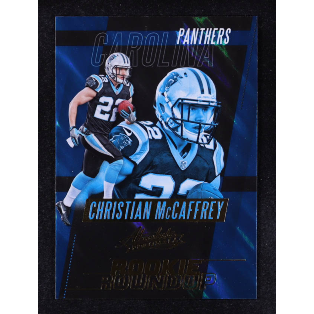 Christian McCaffrey 2017 Absolute Rookie Roundup #34 RC at PristineAuction.com