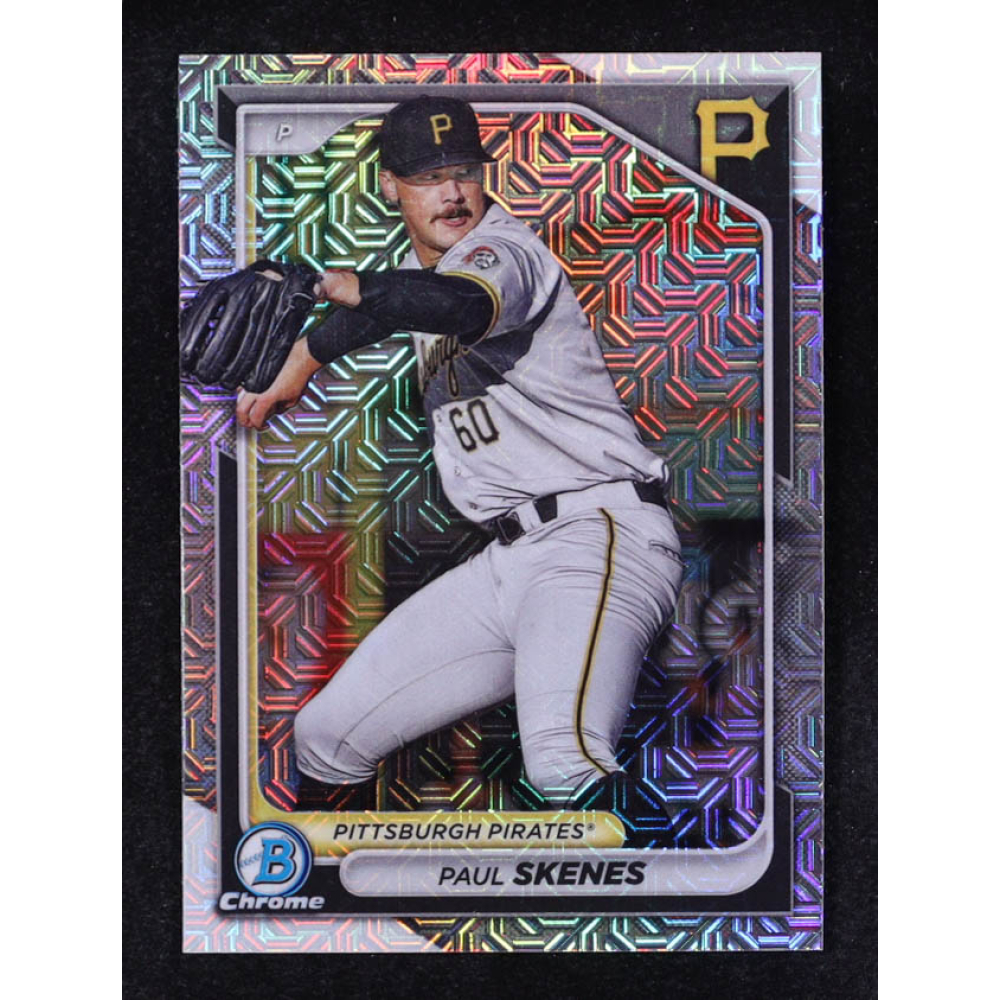 Paul Skenes 2024 Bowman Chrome Mega Box Prospects #BCP125 RC at PristineAuction.com