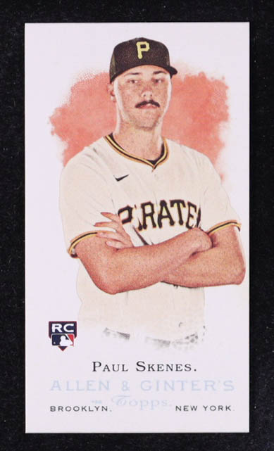 Paul Skenes 2024 Topps Allen and Ginter Mini Rookie Design Variations #RD11 RC at PristineAuction.com Paul Skenes 2024 Topps Allen and Ginter Mini Rookie Design Variations #RD11 RC at PristineAuction.com