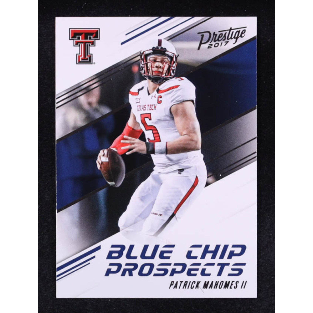 Patrick Mahomes II 2017 Prestige Blue Chip Prospects #8 RC at PristineAuction.com
