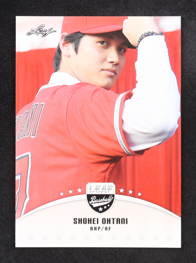 Shohei Ohtani 2018 Leaf Ohtani Baseball #LB01 RC at PristineAuction.com Shohei Ohtani 2018 Leaf Ohtani Baseball #LB01 RC at PristineAuction.com