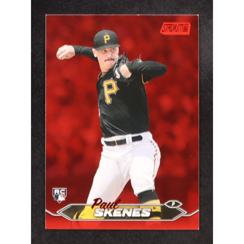 Paul Skenes 2024 Stadium Club Red Foil #237 RC at PristineAuction.com