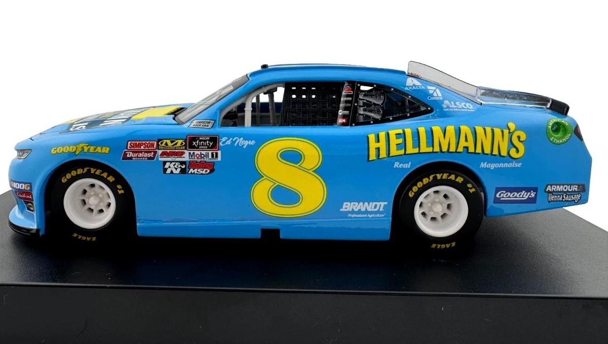 Dale Earnhardt Jr. Signed LE NASCAR #8 Hellmann's Real Mayonnaise 2019 Camaro 1:24 Premium Action Diecast Car (Dale Jr.) at PristineAuction.com Dale Earnhardt Jr. Signed LE NASCAR #8 Hellmann's Real Mayonnaise 2019 Camaro 1:24 Premium Action Diecast Car (Dale Jr.) at PristineAuction.com