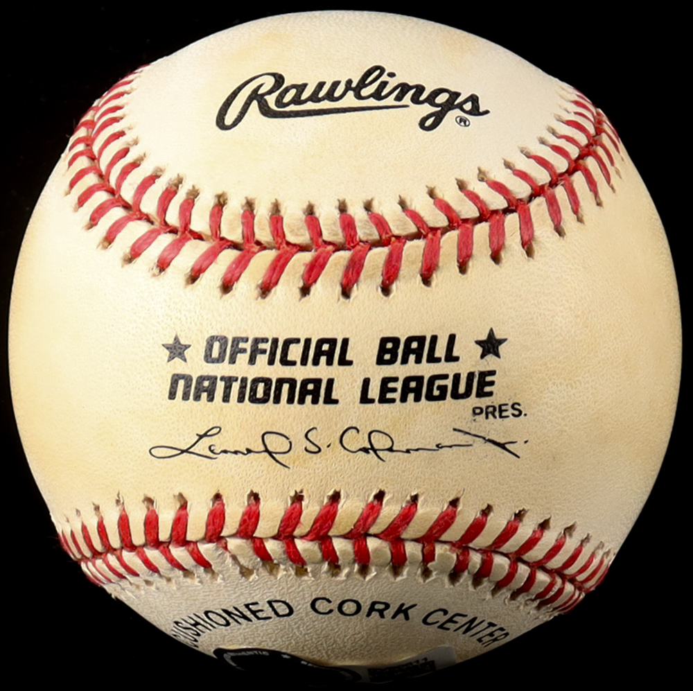 Andy Pafko Signed ONL Baseball Inscribed "Best Wishes To Ron" with Display Case (Beckett) at PristineAuction.com Andy Pafko Signed ONL Baseball Inscribed "Best Wishes To Ron" with Display Case (Beckett) at PristineAuction.com