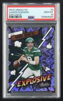 Aaron Rodgers 2023 Absolute Explosive #9 (PSA 10) at PristineAuction.com