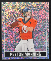 Peyton Manning 2025 Leaf 15th Anniversary '48 Leaf Silver Sparkle #48B133 #14/15 at PristineAuction.com