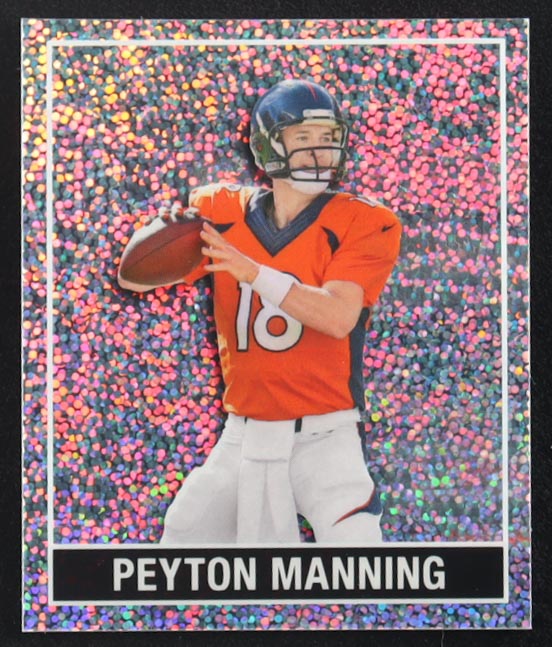 Peyton Manning 2025 Leaf 15th Anniversary '48 Leaf Silver Sparkle #48B133 #09/15 at PristineAuction.com Peyton Manning 2025 Leaf 15th Anniversary '48 Leaf Silver Sparkle #48B133 #09/15 at PristineAuction.com