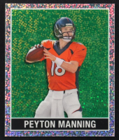 Peyton Manning 2025 Leaf 15th Anniversary '48 Leaf Green Sparkle #48B133 #5/6 at PristineAuction.com