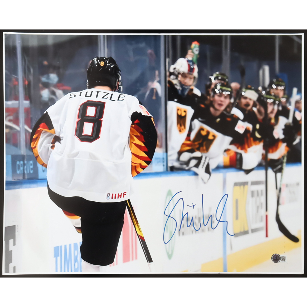 Tim Stutzle Signed Team Germany 16x20 Photo (Beckett) at PristineAuction.com