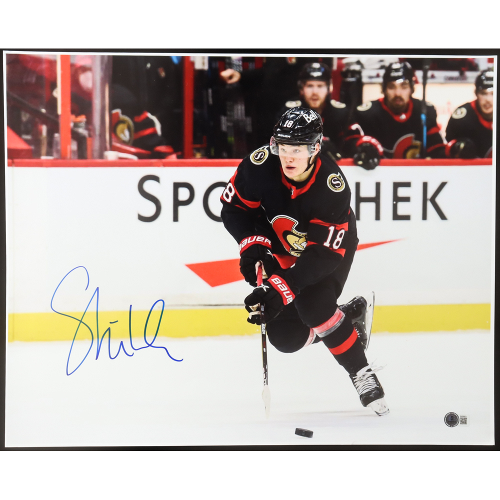 Tim Stutzle Signed Senators 16x20 Photo (Beckett) at PristineAuction.com