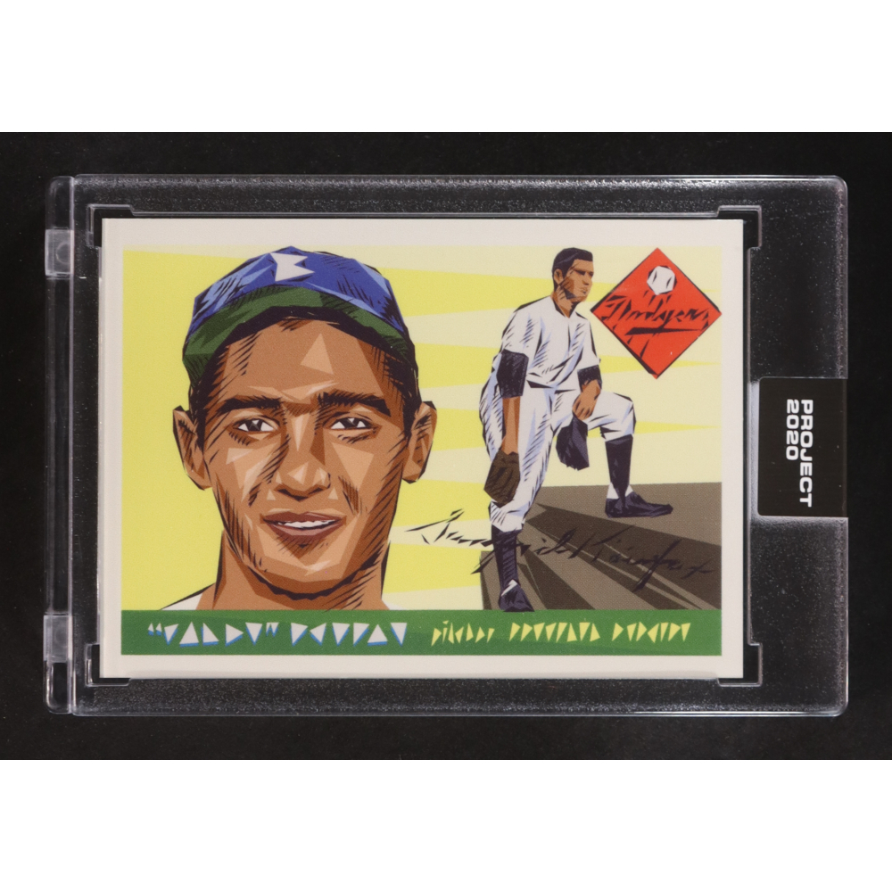 Sandy Koufax 2020 Topps Project 2020 #89 / Naturel at PristineAuction.com