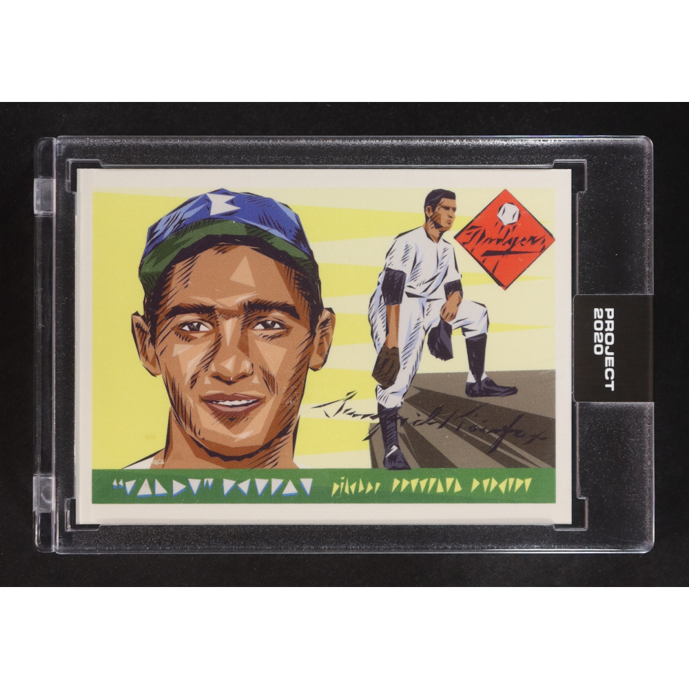 Sandy Koufax 2020 Topps Project 2020 #89 / Naturel at PristineAuction.com