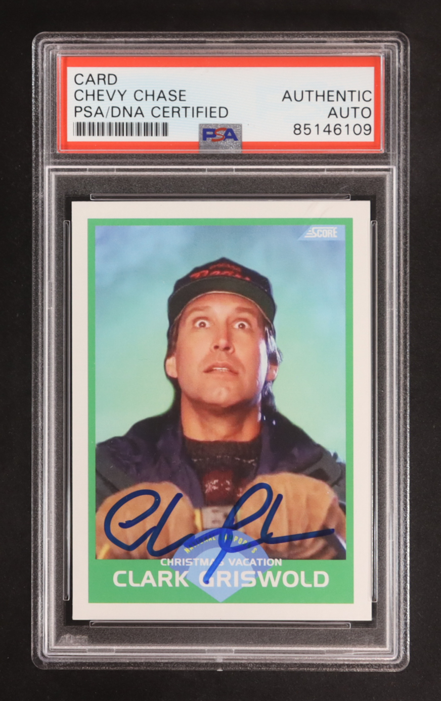 Chevy Chase Signed Custom Trading Card (PSA) at PristineAuction.com Chevy Chase Signed Custom Trading Card (PSA) at PristineAuction.com