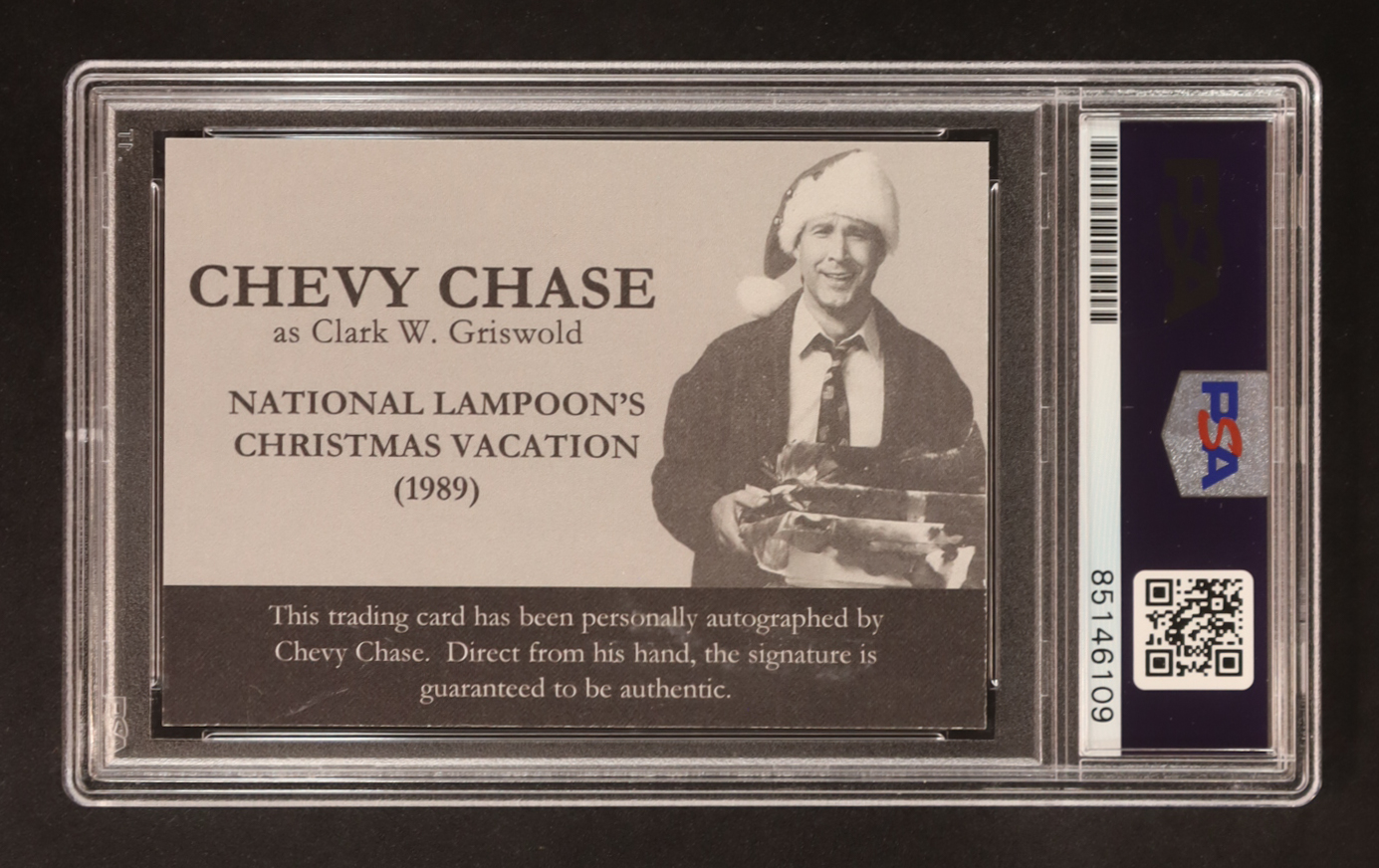 Chevy Chase Signed Custom Trading Card (PSA) at PristineAuction.com Chevy Chase Signed Custom Trading Card (PSA) at PristineAuction.com
