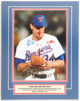 Nolan Ryan Signed Rangers Custom Matted Photo Display (AIV) at PristineAuction.com