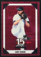 Randy Johnson 2025 Leaf 15th Anniversary '91 Leaf Pink Laser #90B136 #6/8 at PristineAuction.com