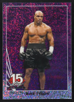 Mike Tyson 2025 Leaf 15th Anniversary '90 Leaf Purple Sparkles #90B119 #6/7 at PristineAuction.com