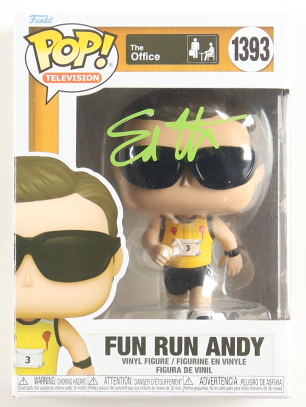 Ed Helms Signed "The Office" #1393 Fun Run Andy Funko Pop! Vinyl Figure (ACOA) at PristineAuction.com Ed Helms Signed "The Office" #1393 Fun Run Andy Funko Pop! Vinyl Figure (ACOA) at PristineAuction.com