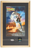 "Back to the Future" Custom Framed Photo Display with Keychain & Lapel Pin at PristineAuction.com