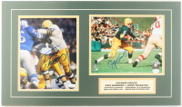 Paul Hornung & Fuzzy Thurston Signed Packers Greats Custom Matted (2) Photo Display (JSA) at PristineAuction.com