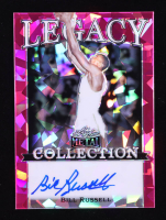 Bill Russell 2022 Leaf Metal Legacy Collection Autographs Crystal Pink #LCABR4 #1/1 at PristineAuction.com
