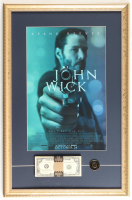 "John Wick" Custom Framed Photo Display with Money Stack & Continental Coin at PristineAuction.com