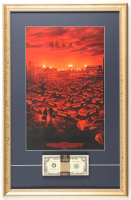 "The Town" Custom Framed Photo Display with Money Stack at PristineAuction.com