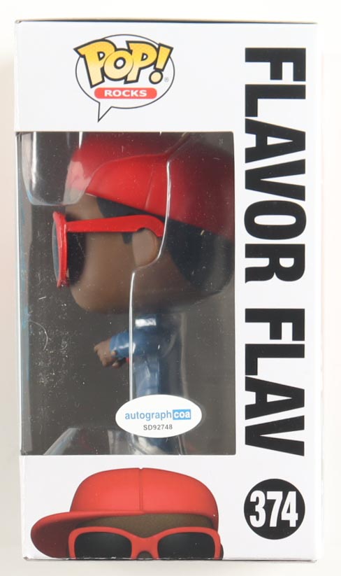 Flavor Flav Signed "Flavor Flav" #374 Flavor Flav Funko Pop! Vinyl Figure With Hand-Drawn Sketch (AutographCOA) at PristineAuction.com Flavor Flav Signed "Flavor Flav" #374 Flavor Flav Funko Pop! Vinyl Figure With Hand-Drawn Sketch (AutographCOA) at PristineAuction.com