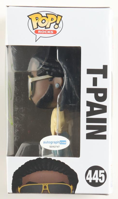 T-Pain Signed "Rappa Ternt Sanga" #445 T-Pain Funko Pop! Vinyl Figure (ACOA) at PristineAuction.com T-Pain Signed "Rappa Ternt Sanga" #445 T-Pain Funko Pop! Vinyl Figure (ACOA) at PristineAuction.com