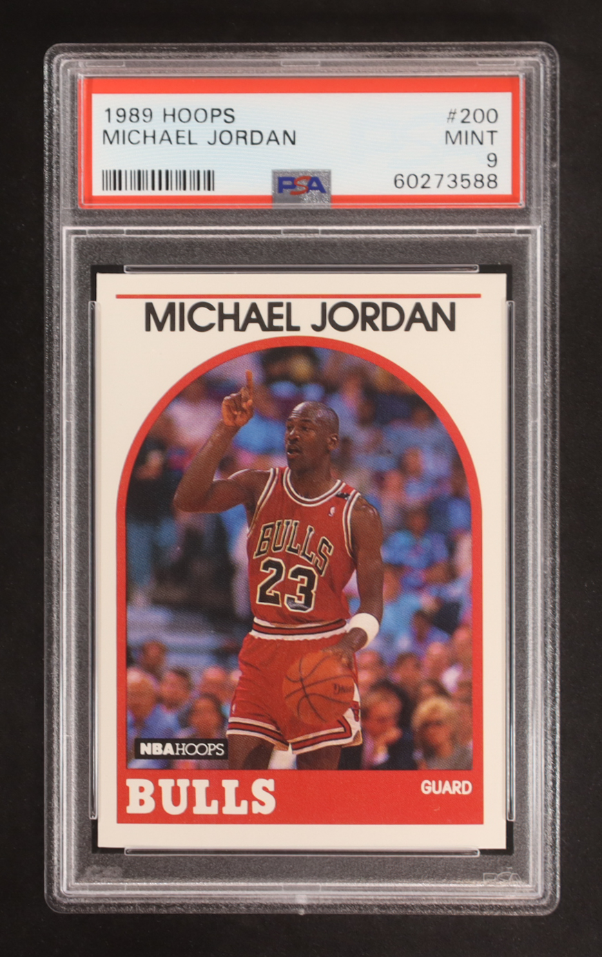 Michael Jordan 1989-90 Hoops #200 (PSA 9) at PristineAuction.com Michael Jordan 1989-90 Hoops #200 (PSA 9) at PristineAuction.com
