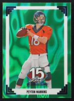 Peyton Manning 2025 Leaf 15th Anniversary '91 Leaf Green Lava #91B133 #2/6 at PristineAuction.com