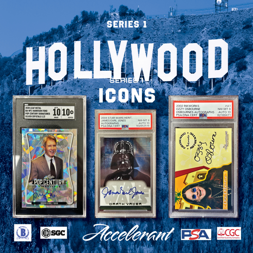 Accelerant "HOLLYWOOD ICONS SERIES 1" Mystery Box / Pack at PristineAuction.com