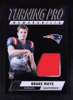 Drake Maye 2024 Zenith Turning Pro Memorabilia #3 RC at PristineAuction.com