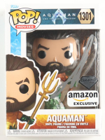 Jason Mamoa Signed "Aquaman And The Lost Kingdom" #1301 Aquaman Funko Pop! Vinyl Figure (ACOA) at PristineAuction.com