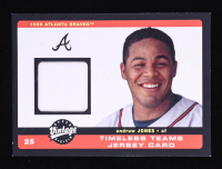 Andruw Jones 2002 Upper Deck Vintage Timeless Teams Game Jersey #JAJ Jersey at PristineAuction.com