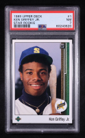 Ken Griffey Jr. 1989 Upper Deck Star Rookie #1 RC (PSA 7) at PristineAuction.com